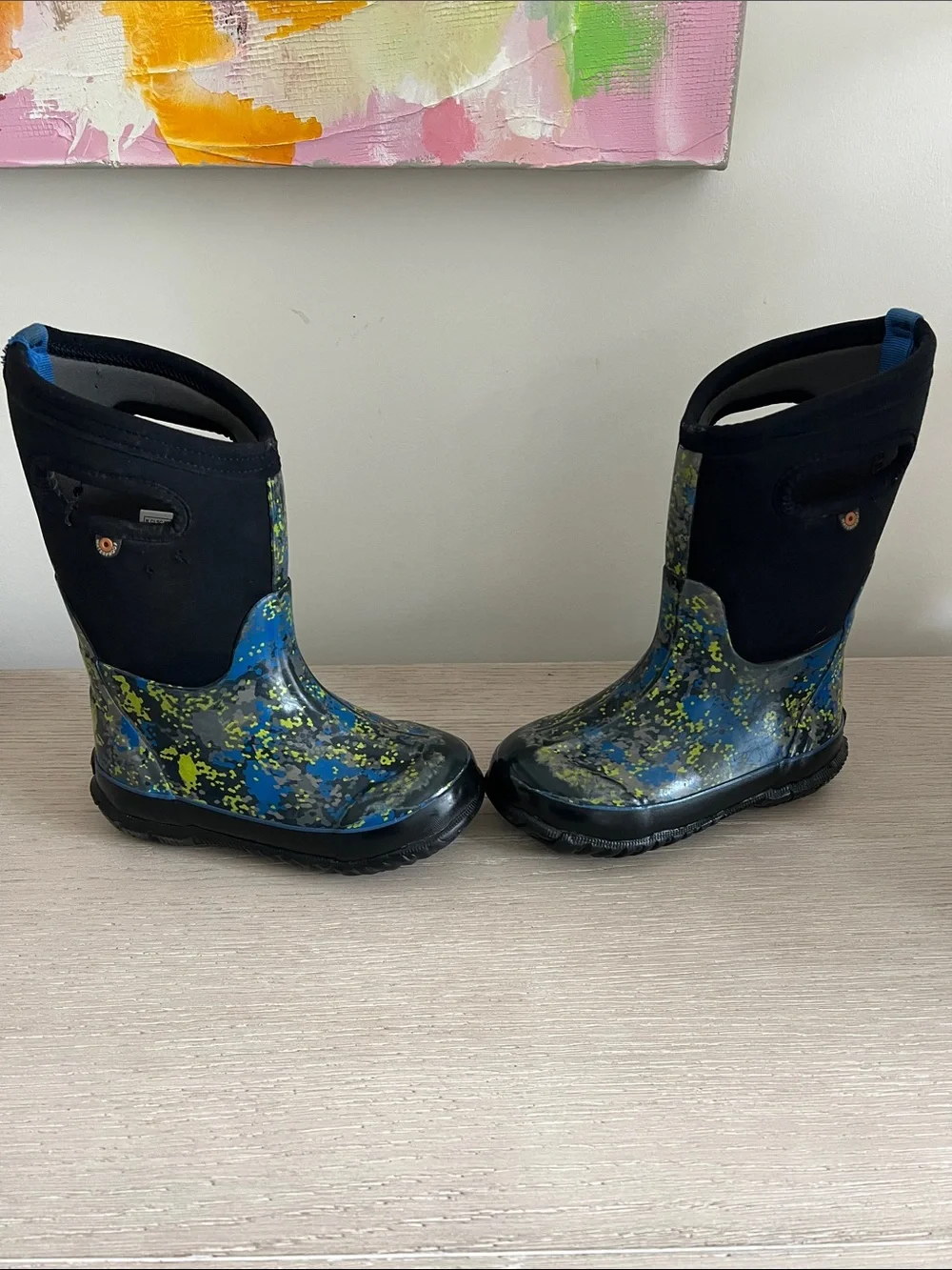 Kids BOGS waterproof winter Rain Boots size 12